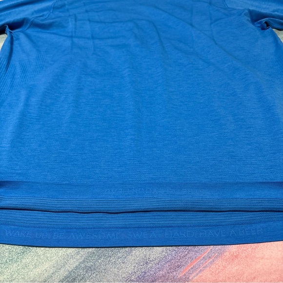 Lululemon Metal Vent Tech Long Sleeve T- Shirt Athletic Blue Men’s Size 2XL - Picture 6 of 8